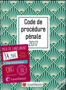 Capa do artigo Code De Procedure Penale 2017 Jaquette