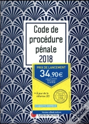 Capa do artigo Code De Procedure Penale 2018 Jaquette Graphik