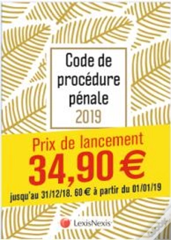 Capa do artigo Code De Procedure Penale 2019 - Feuille