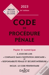Capa do artigo Code De Procedure Pénale Annoté (Édition 2023)