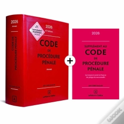 Capa do artigo Code De Procédure Pénale Annoté + Supplément "Loi Narcotrafic" Inclus (Édition 2026) (67e Édition)