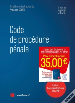 Capa do artigo Code De Procédure Pénale (Édition 2025)