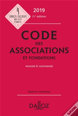Capa do artigo Code Des Associations Et Fondations Annoté Et Commenté (Édition 2019)