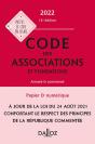 Code Des Associations Et Fondations, Annoté Et Commenté (Édition 2022) - Preview