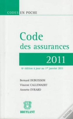 Capa do artigo Code Des Assurances 2011,6eme Edition