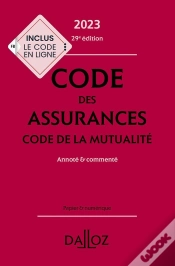 Capa do artigo Code Des Assurances : Code De La Mutualité 2023 ; Annoté Et Commenté (29e Édition)