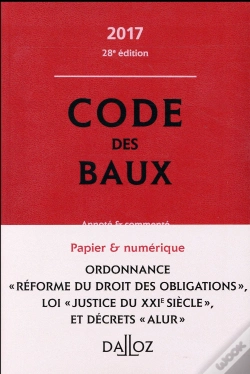 Capa do artigo Code Des Baux 2017, Commenté (28e Édition)
