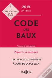 Capa do artigo Code Des Baux 2019, Annote & Commente - 30e Ed.