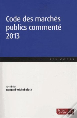 Capa do artigo Code Des Marches Publics Commente 2013