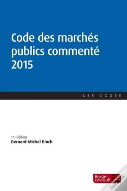 Capa do artigo Code Des Marchés Publics Commenté 2014 (14e Édition)