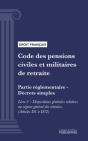 Code Des Pensions Civiles Et Militaires De Retraite - Preview