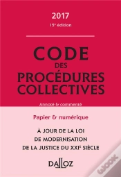Capa do artigo Code Des Procedures Collectives 2017, Annote Et Commente