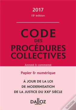 Capa do artigo Code Des Procedures Collectives 2017, Annote Et Commente