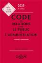 Code Des Relations Entre Le Public Et L'Administration 2022, Annote Et Commente - 6e Ed. - Preview