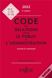 Capa do artigo Code Des Relations Entre Le Public Et L