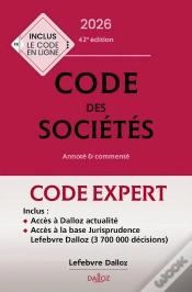 Capa do artigo Code Des Sociétés ; Annoté Et Commenté (Édition 2026) (42e Édition)