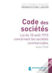 Capa do artigo Code Des Societes Loi Du 10 Aout 1915 Concernant Les Societes Commerciales