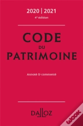 Code Du Patrimoine, Annoté Et Commenté (Édition 2020)