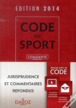 Capa do artigo Code Du Sport 2014, Commente Avec Cederom - 9<Sup>E</Sup> Edition