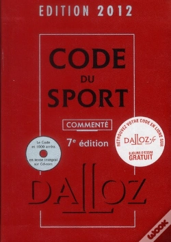 Capa do artigo Code Du Sport Commenté (Édition 2012)