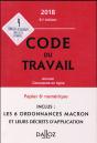 Code Du Travail 2018, Annote Et Commente En Ligne - 81e Ed. - Preview