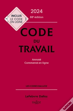 Capa do artigo Code Du Travail : Annoté, Commenté En Ligne (Édition 2024)