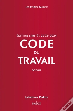 Capa do artigo Code Du Travail Annoté (Édition 2023/2024)