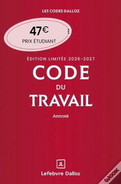 Capa do artigo Code Du Travail Annoté (Édition 2026-2027)