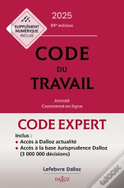 Capa do artigo Code Du Travail (Édition 2025) (89e Édition)