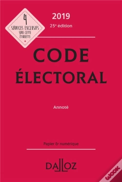 Capa do artigo Code Electoral 2019, Annote - 25e Ed.