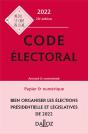 Code Electoral 2022, Annote - 28e Ed. - Preview