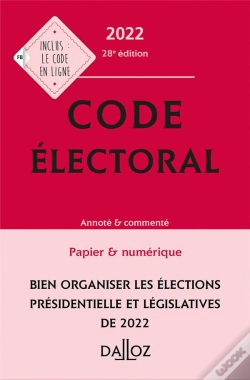 Capa do artigo Code Electoral 2022, Annote - 28e Ed.