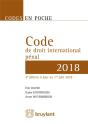 Code En Poche - Code De Droit International Penal 2018 - Preview