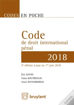 Capa do artigo Code En Poche - Code De Droit International Penal 2018