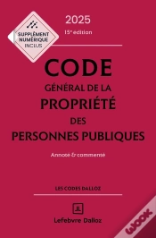 Capa do artigo Code Général De La Propriété Des Personnes Publiques : Annoté Et Commenté (Édition 2025)
