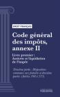 Code General Des Impots, Annexe Ii - Preview