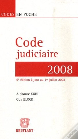 Capa do artigo Code Judiciaire 2008 (6e Édition)