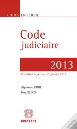 Capa do artigo Code Judiciaire 2013, 9 Eme Edition