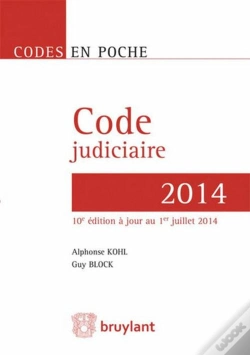 Capa do artigo Code Judiciaire ; 2014 (10e Édition)