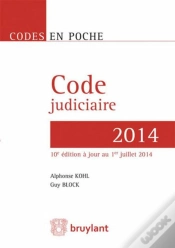Capa do artigo Code Judiciaire ; 2014 (10e Édition)