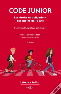 Capa do artigo Code Junior : Les Droits Et Obligations Des Moins De 18 Ans (12e Édition)