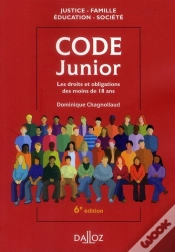 Capa do artigo Code Junior ; Les Droits Et Obligations Des Moins De 18 Ans (6e Édition)