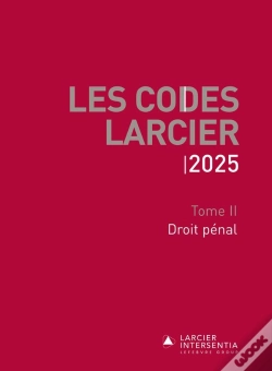 Capa do artigo Code Larcier - Tome Ii - Droit Pénal - À Jour Au 1er Mars 2025