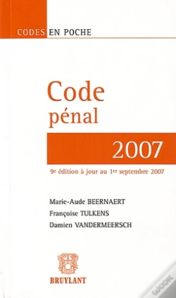 Capa do artigo Code Pénal 2007 (9e Édition)