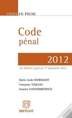 Capa do artigo Code Penal 2012,14eme Edition