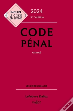 Capa do artigo Code Penal 2024, Annote. 121e Ed.