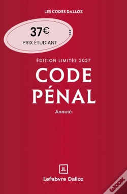 Capa do artigo Code Pénal : Annoté (Édition 2027)