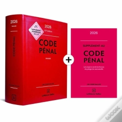Capa do artigo Code Pénal Annoté + Supplément "Loi Narcotrafic" Inclus (Édition 2026) (123e Édition)