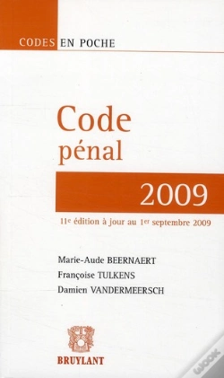 Capa do artigo Code Pénal (Édition 2009)