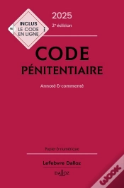 Capa do artigo Code Pénitentiaire : Annoté Et Commenté (Édition 2025)